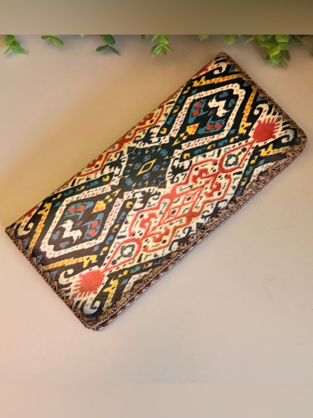 Mlavi Boho Patterned Zip-Around Wallet - Multicol… - image 8